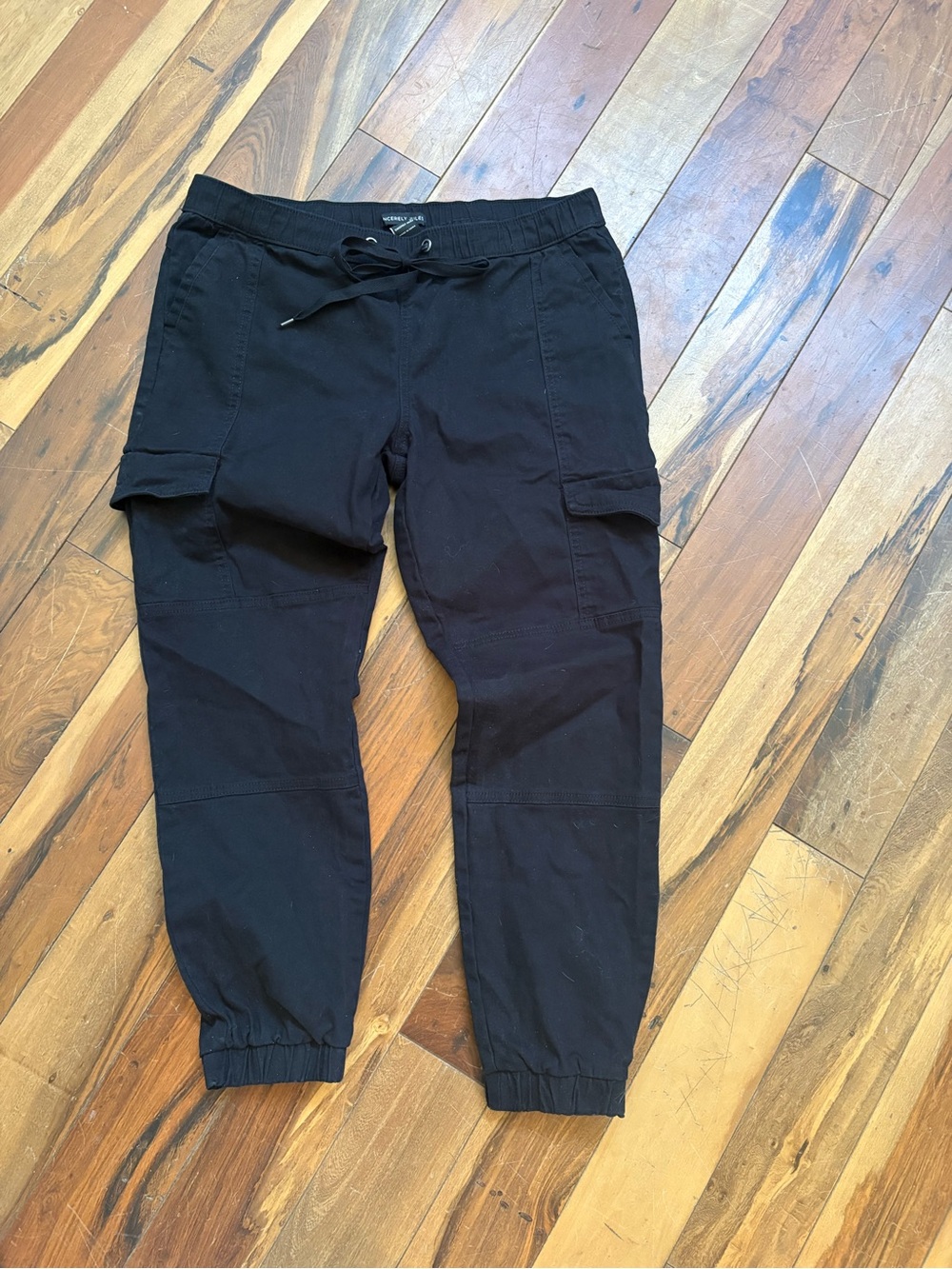 Sincerely Jules Black Men's Cargo Joggers
